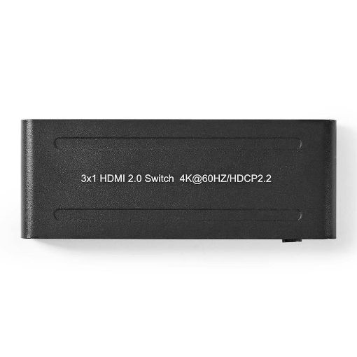 Εικόνα της HDMI Switch Nedis 3-Port with Remote Control Anthracite VSWI3473AT