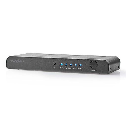 Εικόνα της HDMI Switch Nedis 5-Port with Remote Control Anthracite VSWI3475AT