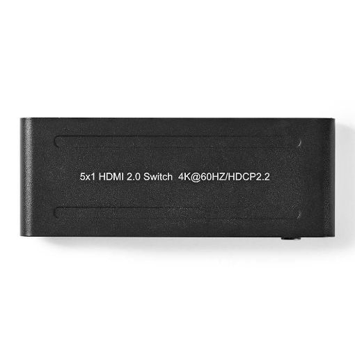 Εικόνα της HDMI Switch Nedis 5-Port with Remote Control Anthracite VSWI3475AT