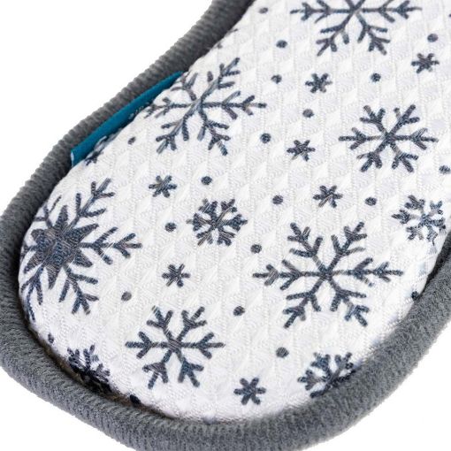 Εικόνα της Pad Μικροϊνών Minky M Cloth Γενικής Χρήσης Anti-Bacterial Snowflake Edition