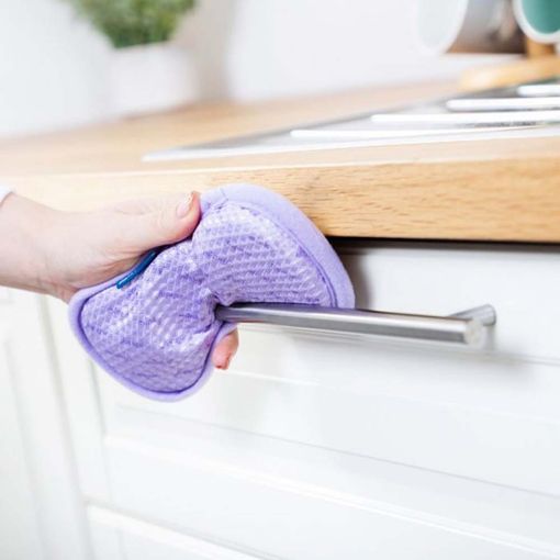Εικόνα της Pad Μικροϊνών Minky M Cloth Triple Action Γενικής Χρήσης Anti-Bacterial White/Lilac