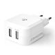 Εικόνα της Φορτιστής Nedis Quick Charge 24W 4U White WCHAU484AWT
