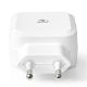 Εικόνα της Φορτιστής Nedis Quick Charge 24W 4U White WCHAU484AWT