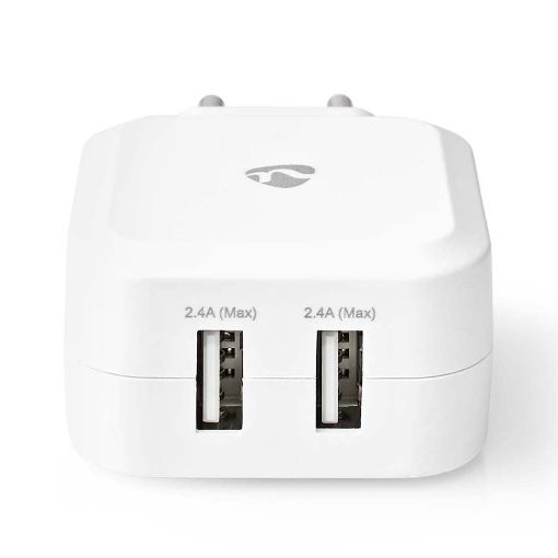 Εικόνα της Φορτιστής Nedis Quick Charge 24W 4U White WCHAU484AWT