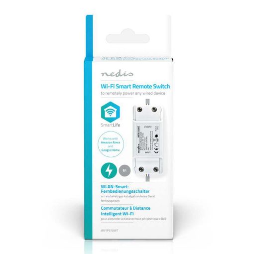Εικόνα της Ενδιάμεσος Διακόπτης Nedis SmartLife White WIFIPS10WT
