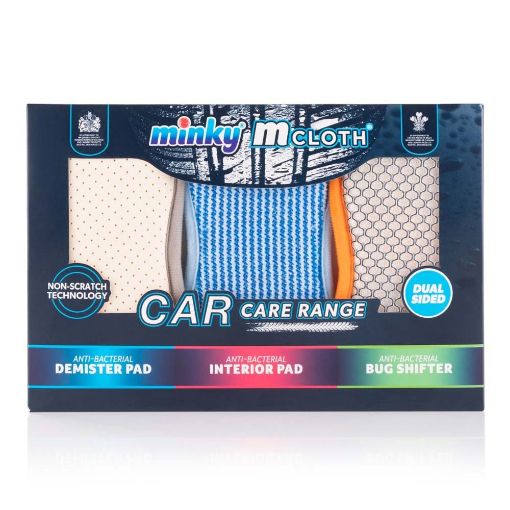 Εικόνα της Σετ Pad Μικροϊνών Minky M Cloth Car Care Range Anti-Bacterial 3τμχ