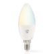 Εικόνα της Nedis Smart Bulb E14 Candle 6500K 4.9W 470lm Dimmable Warm to Cool White WIFILRW10E14
