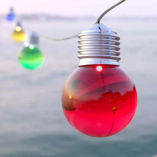 Εικόνα της Γιρλάντες Φωτισμού 123LED Elan Solar 10m 20x Λάμπες Multicoloured SS9999