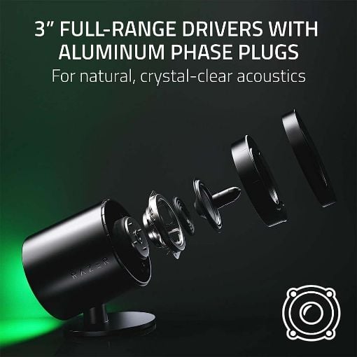Εικόνα της Ηχεία Razer Nommo V2 Pro RGB 2.1 THX Bluetooth Black RZ05-04740100-R3G1