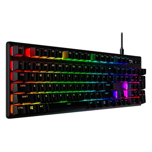 Εικόνα της Πληκτρολόγιο HyperX Alloy Origins PBT HyperX Blue Switches Black (US) 639N4AA