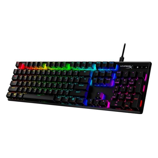 Εικόνα της Πληκτρολόγιο HyperX Alloy Origins PBT HyperX Blue Switches Black (US) 639N4AA