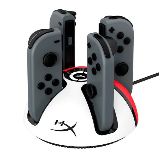 Εικόνα της HyperX ChargePlay Quad 2 Nintendo Switch White/Red 6Y2G7AA