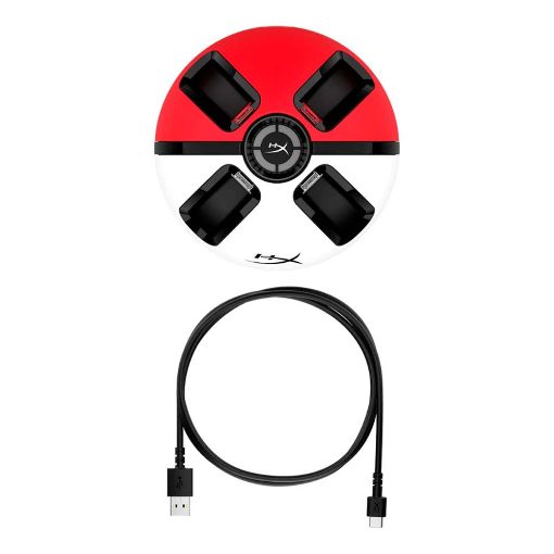 Εικόνα της HyperX ChargePlay Quad 2 Nintendo Switch White/Red 6Y2G7AA
