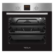 Εικόνα της Εντοιχιζόμενος Φούρνος Tesla BO800SX Άνω Πάγκου 60lt Χωρίς Εστίες Inox