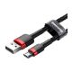 Εικόνα της Καλώδιο Baseus Cafule USB-A to micro USB 1.5A 2m Black/Red CAMKLF-C91