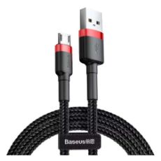 Εικόνα της Καλώδιο Baseus Cafule USB-A to micro USB 1.5A 2m Black/Red CAMKLF-C91
