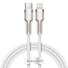 Εικόνα της Καλώδιο Baseus Cafule USB-C to Lightning 20W 1m White CATLJK-A02