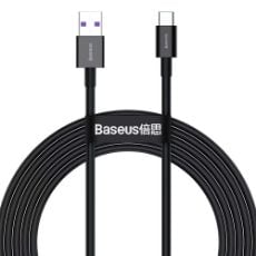 Εικόνα της Καλώδιο Baseus Superior USB-A to USB-C 66W 2m Black CATYS-A01