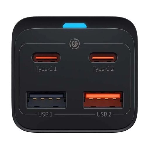 Εικόνα της Φορτιστής Baseus Quick Charger GaN3 Pro Dual USB-A & Dual USB-C 65W Black CCGP040101