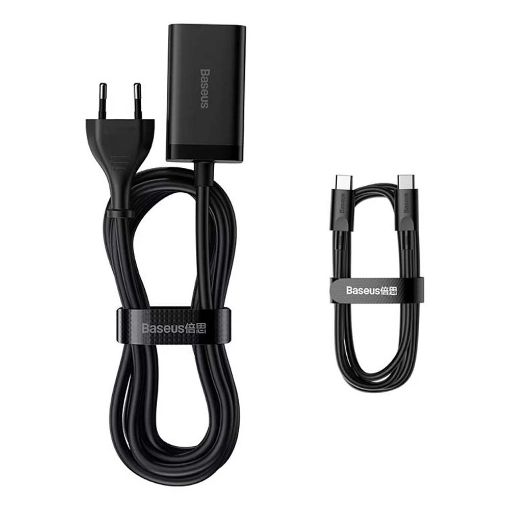 Εικόνα της Φορτιστής Baseus Quick Charger GaN3 Pro Dual USB-A & Dual USB-C 65W Black CCGP040101