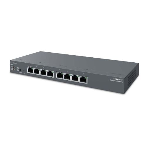 Εικόνα της Switch EnGenius ECS1008P L2+ Cloud Managed 8-ports PoE 55W 10/100/1000Mbps