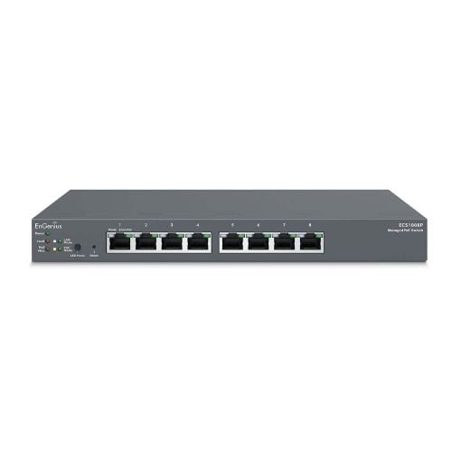 Εικόνα της Switch EnGenius ECS1008P L2+ Cloud Managed 8-ports PoE 55W 10/100/1000Mbps