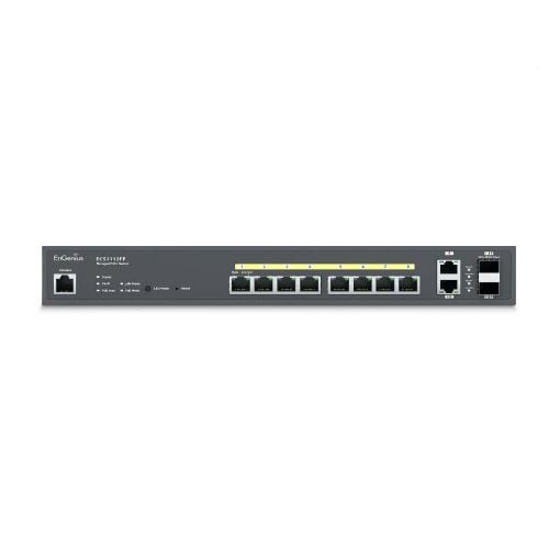 Εικόνα της Switch EnGenius ECS1112FP L2+ Cloud Managed 8-ports PoE+ 130W 2 SFP 10/100/1000Mbps