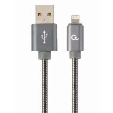 Εικόνα της Καλώδιο Cablexpert Premium USB-C to Lightning 1m Silver CC-USB2S-AMLM-1M-BG