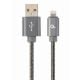 Εικόνα της Καλώδιο Cablexpert Premium USB-C to Lightning 1m Silver CC-USB2S-AMLM-1M-BG