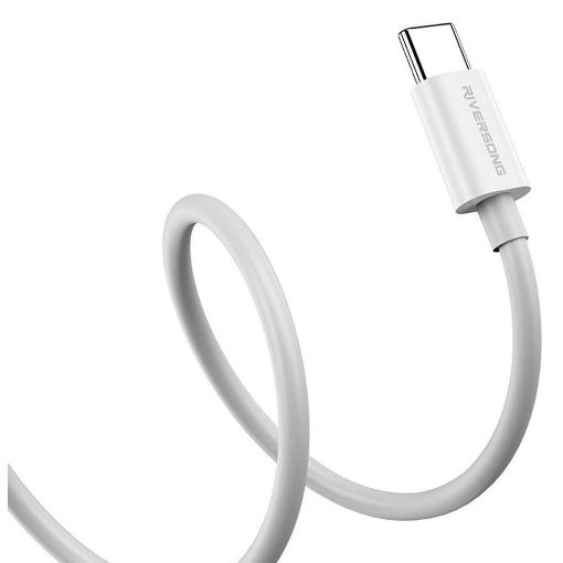 Εικόνα της Καλώδιο Riversong Lotus 08 USB to USB-C 1.2m White CT71