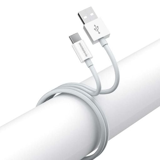 Εικόνα της Καλώδιο Riversong Lotus 08 USB to USB-C 1.2m White CT71