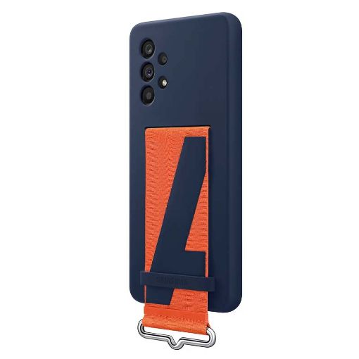 Εικόνα της Θήκη Samsung Galaxy A53 5G Silicone/Strap Navy EF-GA536TNEGWW