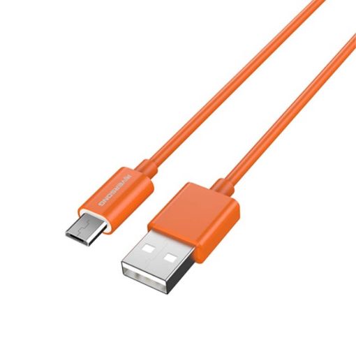 Εικόνα της Καλώδιο Riversong Lotus 08 USB to Micro USB 1.2m Orange CM71O