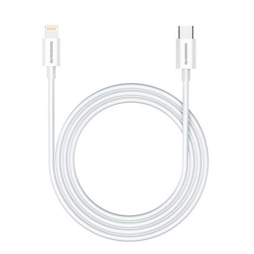 Εικόνα της Καλώδιο Riversong Lotus 08 USB-C to USB-C 60W 1m White CT76W