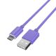 Εικόνα της Καλώδιο Riversong Lotus 08 USB to USB-C 1.2m Purple CT71PU
