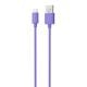 Εικόνα της Καλώδιο Riversong Lotus 08 USB to USB-C 1.2m Purple CT71PU