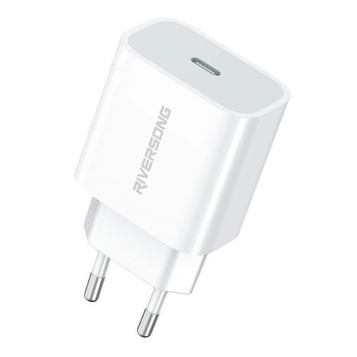 Εικόνα της Φορτιστής Riversong PowerKub 20 USB-C 3A 20W White AD75CEUW