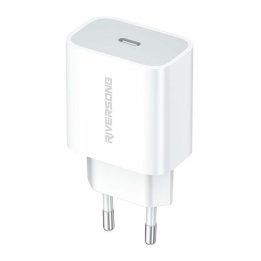 Εικόνα της Φορτιστής Riversong PowerKub 20 USB-C 3A 20W White AD75CEUW