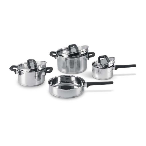 Εικόνα της Σετ Μαγειρικών Σκευών Lamart Pour 7 τμχ Silver LT1119