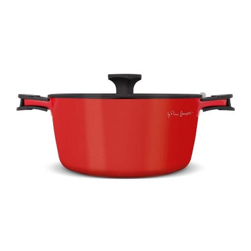 Εικόνα της Κατσαρόλα Αλουμινίου Lamart Alue 2.5Lt Red/Black LT1170