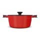Εικόνα της Κατσαρόλα Αλουμινίου Lamart Alue 2.5Lt Red/Black LT1170