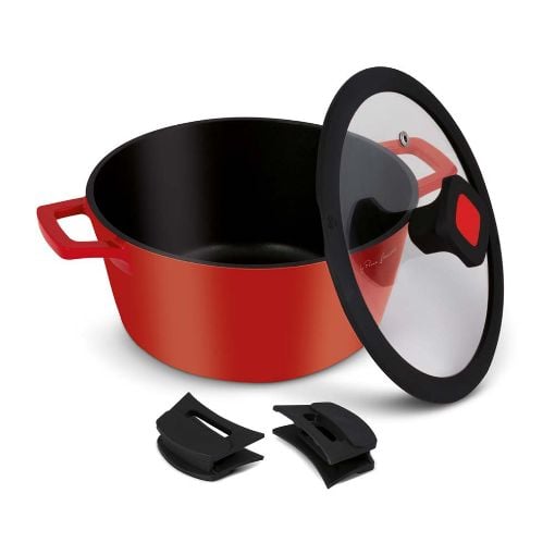 Εικόνα της Κατσαρόλα Αλουμινίου Lamart Alue 2.5Lt Red/Black LT1170