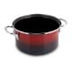 Εικόνα της Κατσαρόλα Lamark Email 2.4Lt 18cm Red/Black LT1181