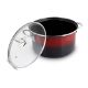 Εικόνα της Κατσαρόλα Lamart Email 3.2Lt 20cm Red/Black LT1182