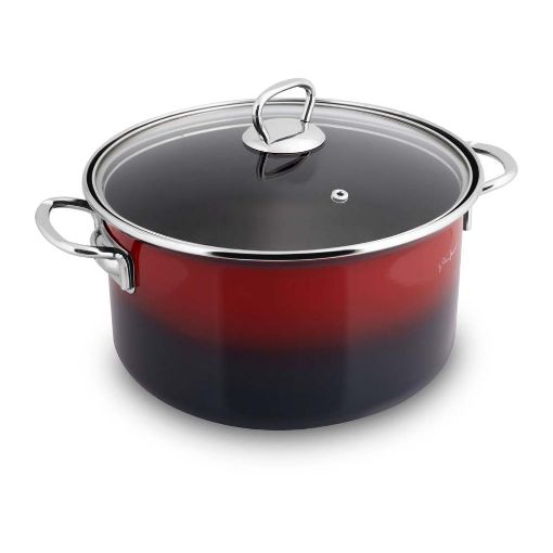 Εικόνα της Κατσαρόλα Lamart Email 3.2Lt 20cm Red/Black LT1182