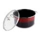 Εικόνα της Κατσαρόλα Lamart Email 5.5Lt 24cm Red/Black LT1184