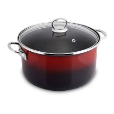 Εικόνα της Κατσαρόλα Lamart Email 5.5Lt 24cm Red/Black LT1184