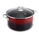 Εικόνα της Κατσαρόλα Lamart Email 5.5Lt 24cm Red/Black LT1184