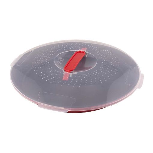 Εικόνα της Φόρμα Ψησίματος με Καπάκι Lamart Dolce 30.5cm Black/Red LT3101
