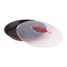 Εικόνα της Φόρμα Ψησίματος με Καπάκι Lamart Dolce 30.5cm Black/Red LT3101